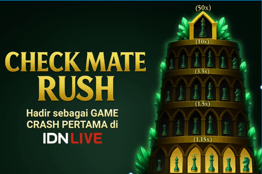 Siap Adu Strategi? Checkmate Rush Hadir di IDN Live