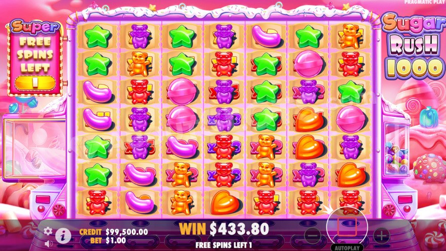 SLOT GAME SUGAR RUSH 1000