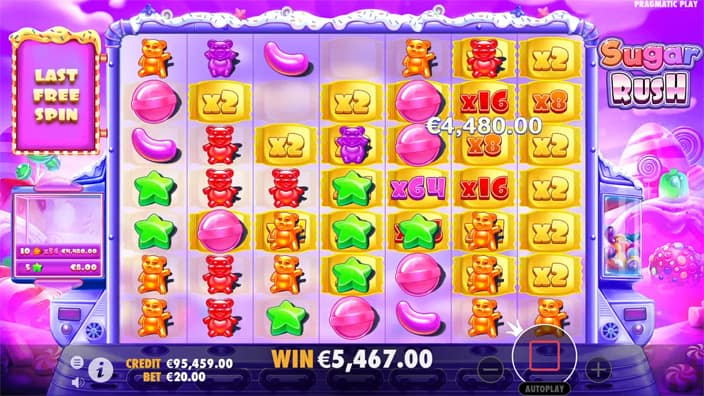 SLOT GAME SUGAR RUSH 1000